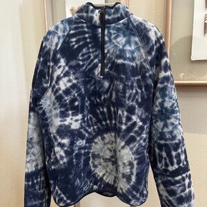 Eddie Bauer Men's Tie-Dye Polarfleece Quarter-Zip